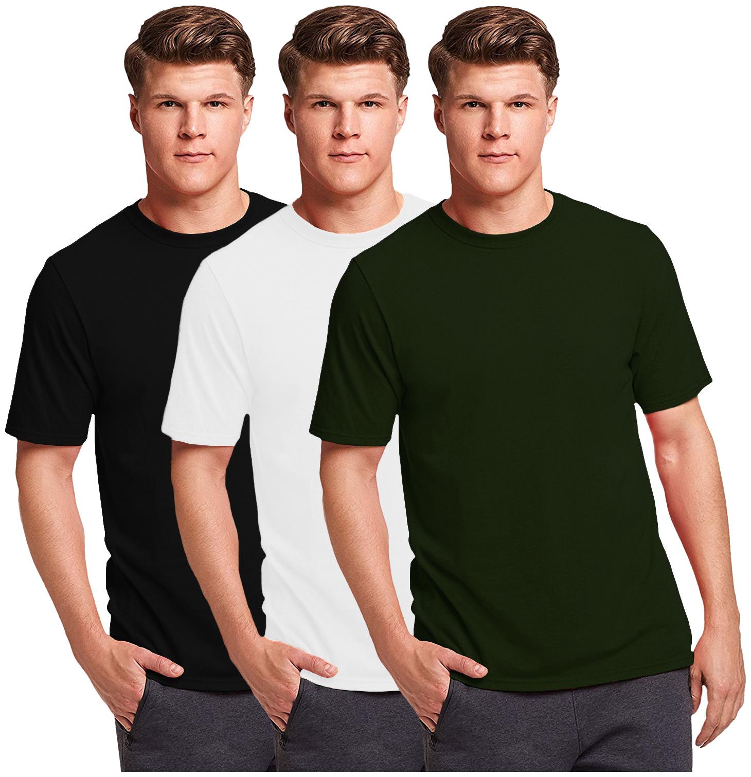 

THE BLAZZE Men Multi Regular fit Cotton Round neck T-Shirt - Pack Of 3
