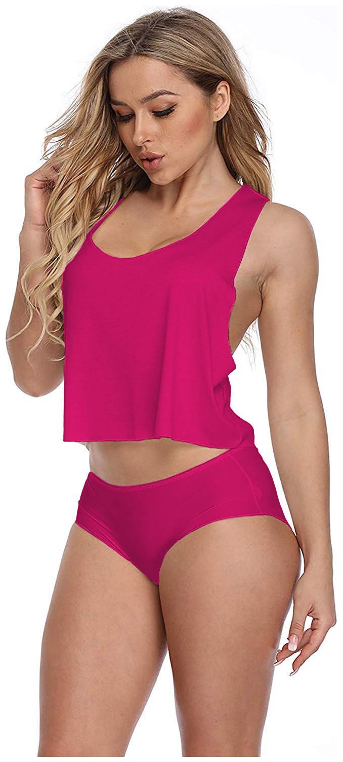 

THE BLAZZE Women Solid Regular top - Pink