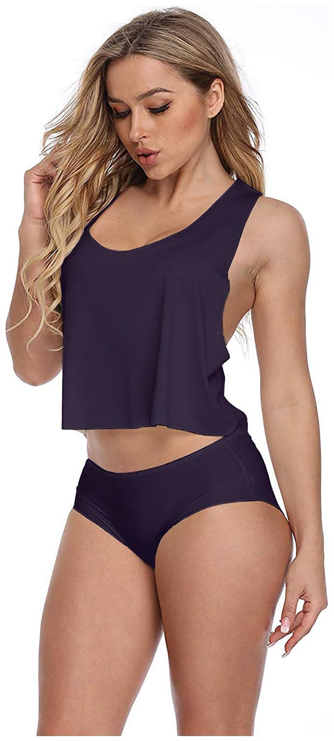 

THE BLAZZE Women Solid Regular top - Blue