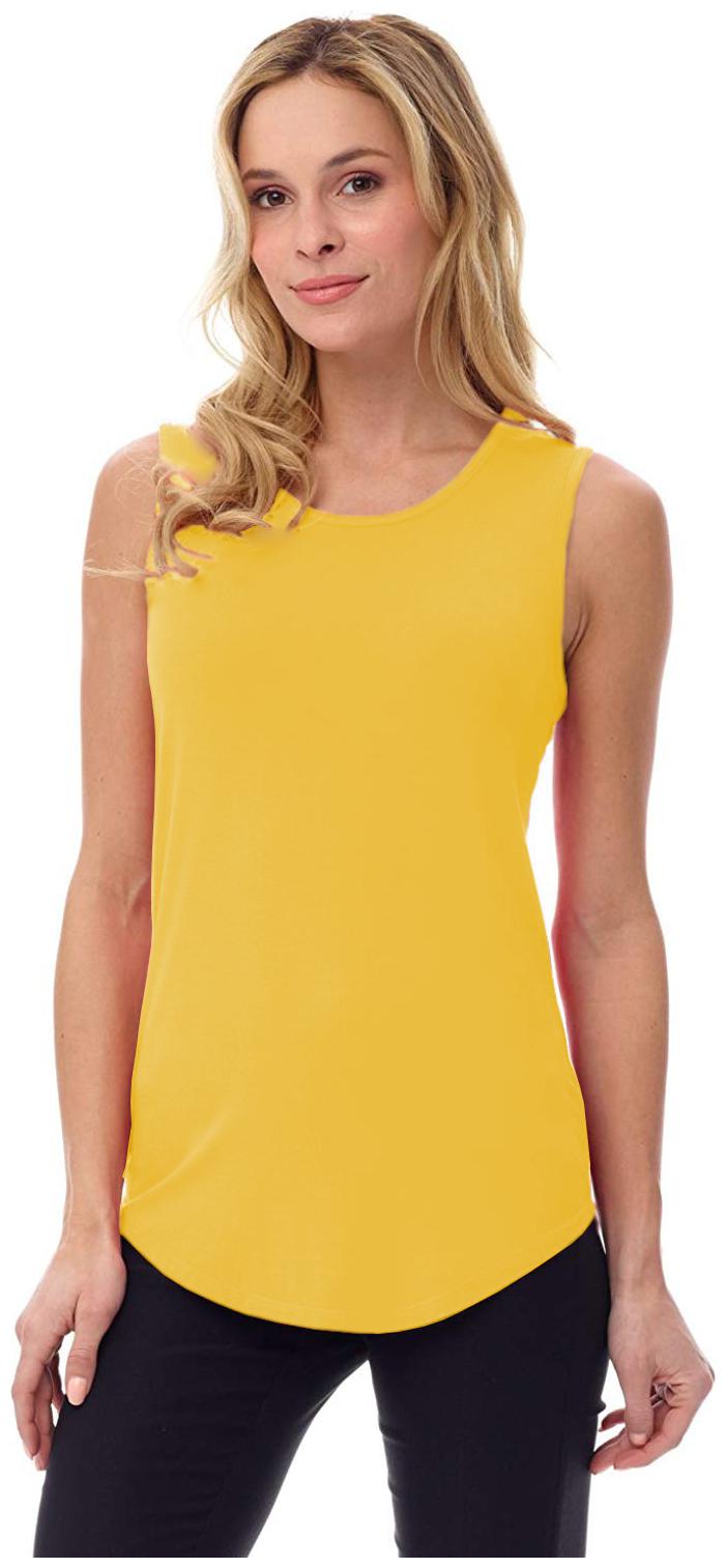 

THE BLAZZE Women Solid Regular top - Yellow