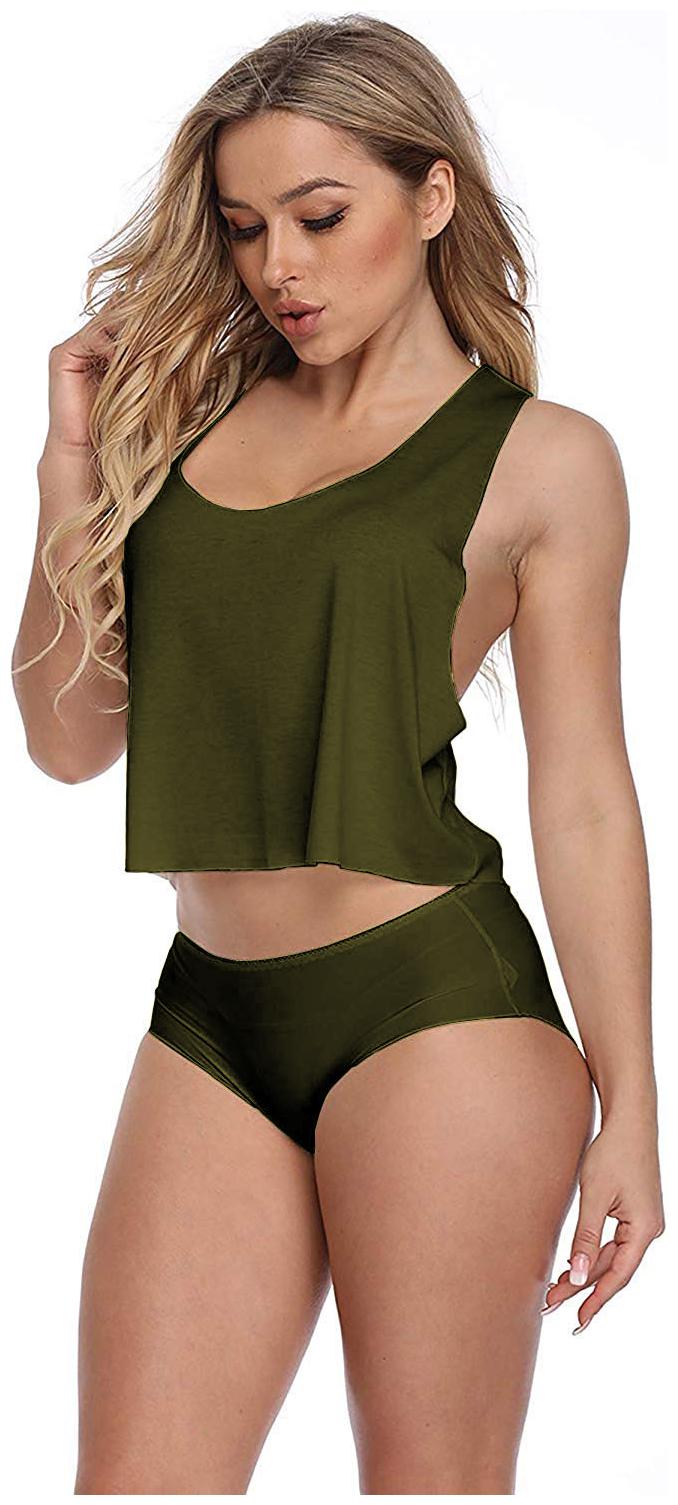 

THE BLAZZE Women Solid Regular top - Green