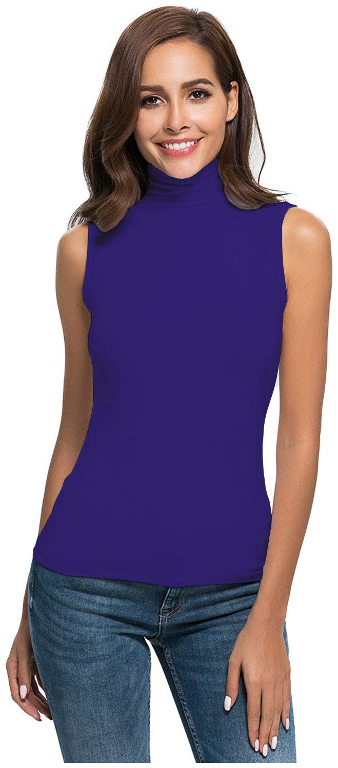 

THE BLAZZE Women Solid Regular top - Blue