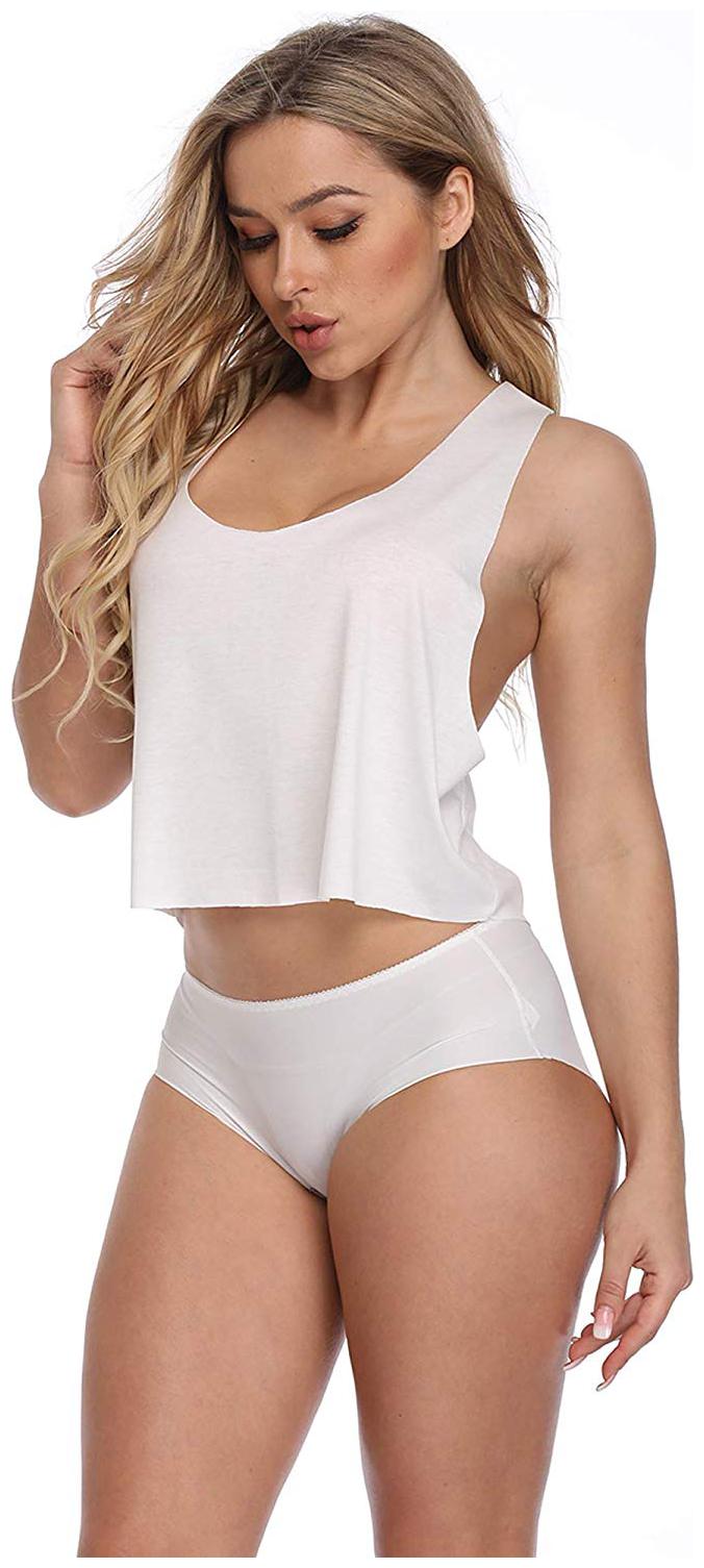 

THE BLAZZE Women Solid Regular top - White
