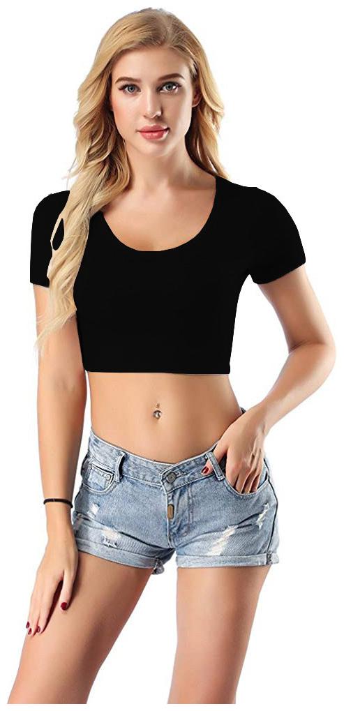 

THE BLAZZE Women Solid Regular top - Black