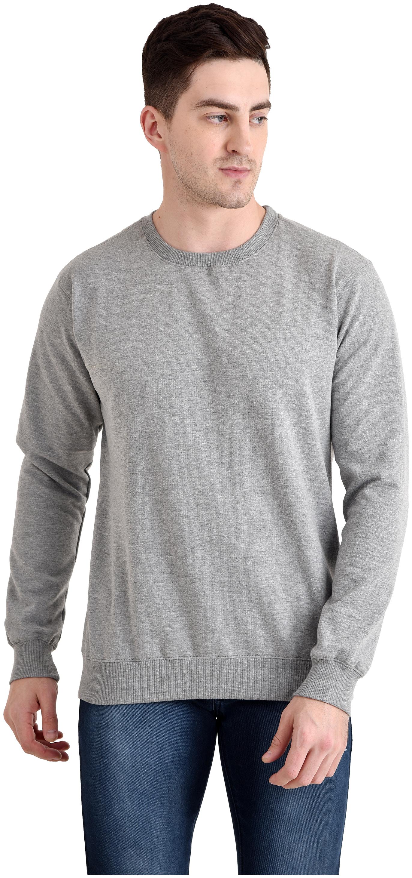 

THE BONTE Men Grey Round neck Sweatshirt