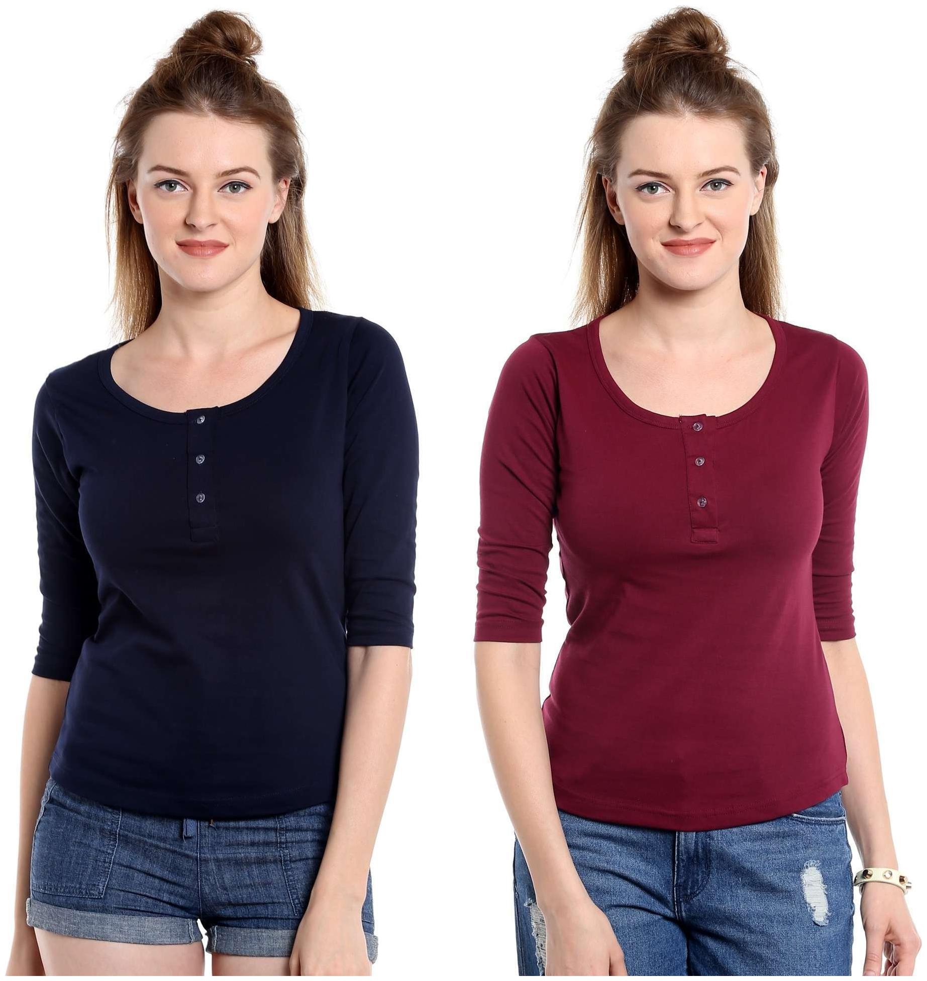 

THE DRY STATE Women Multi Regular fit Round neck Cotton Tank top