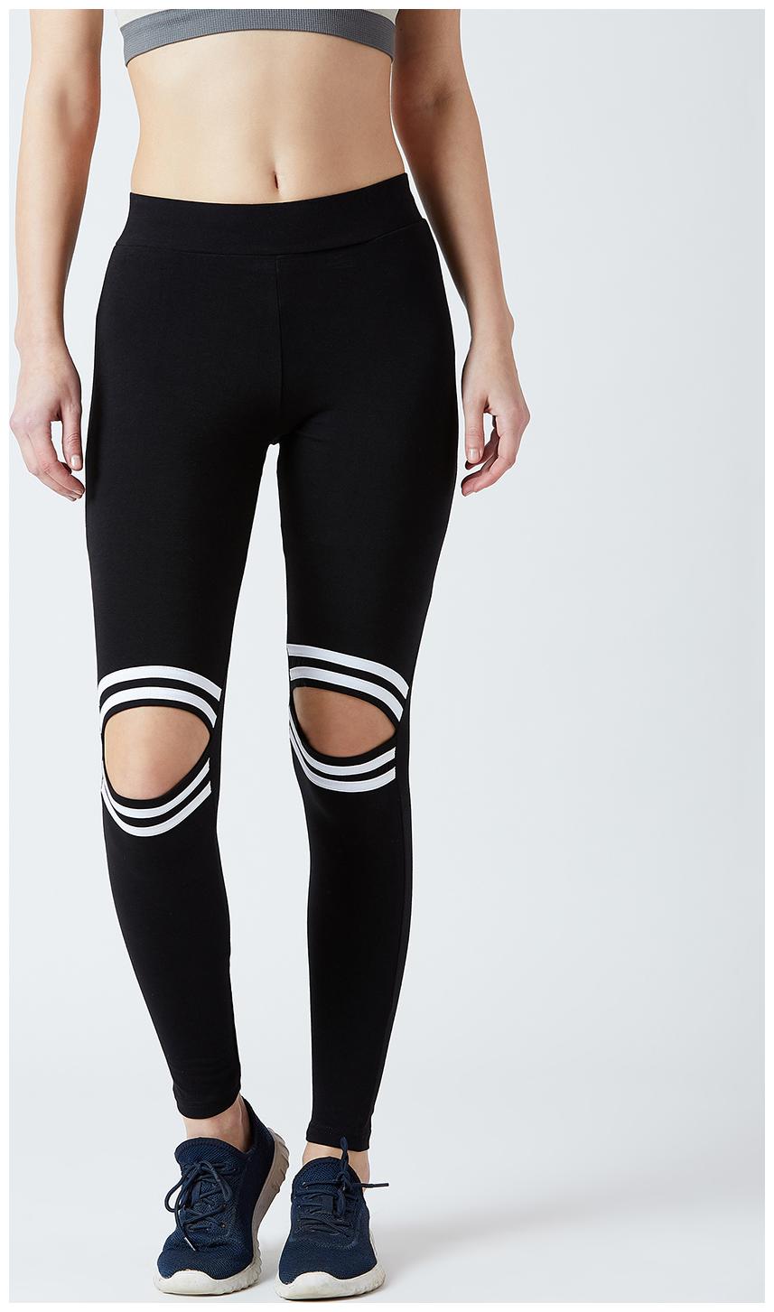 

THE DRY STATE Women Regular fit Cotton Solid Track pants - Black