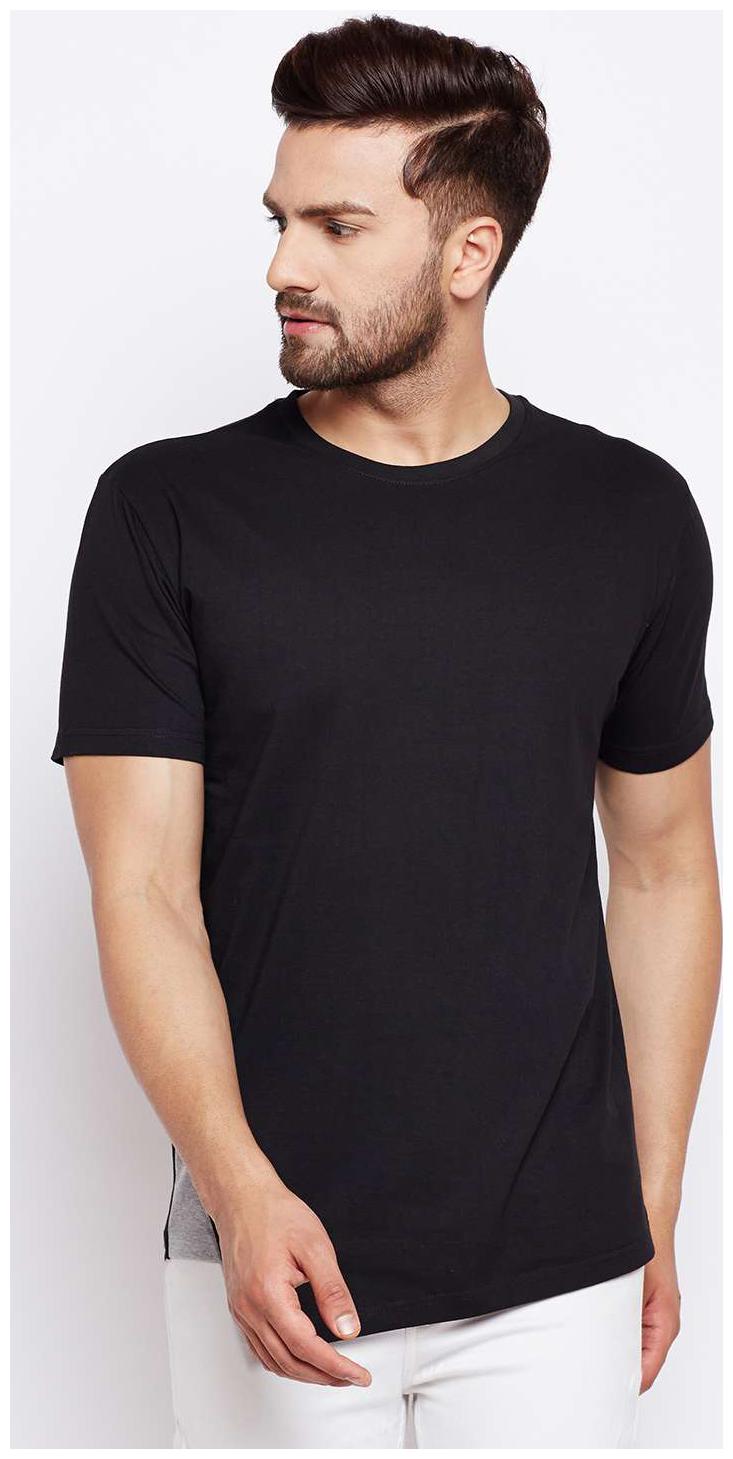 

THE DRY STATE Men Blue Regular fit Cotton Round neck T-Shirt - Pack Of 1