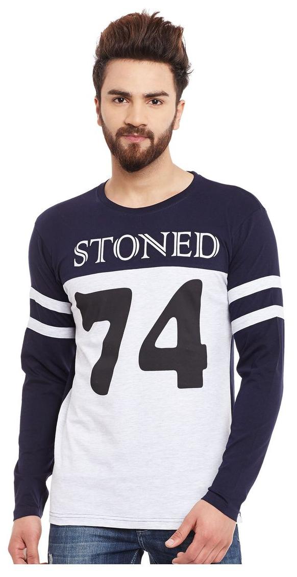 

THE DRY STATE Men Multi Slim fit Cotton Round neck T-Shirt - Pack Of 1