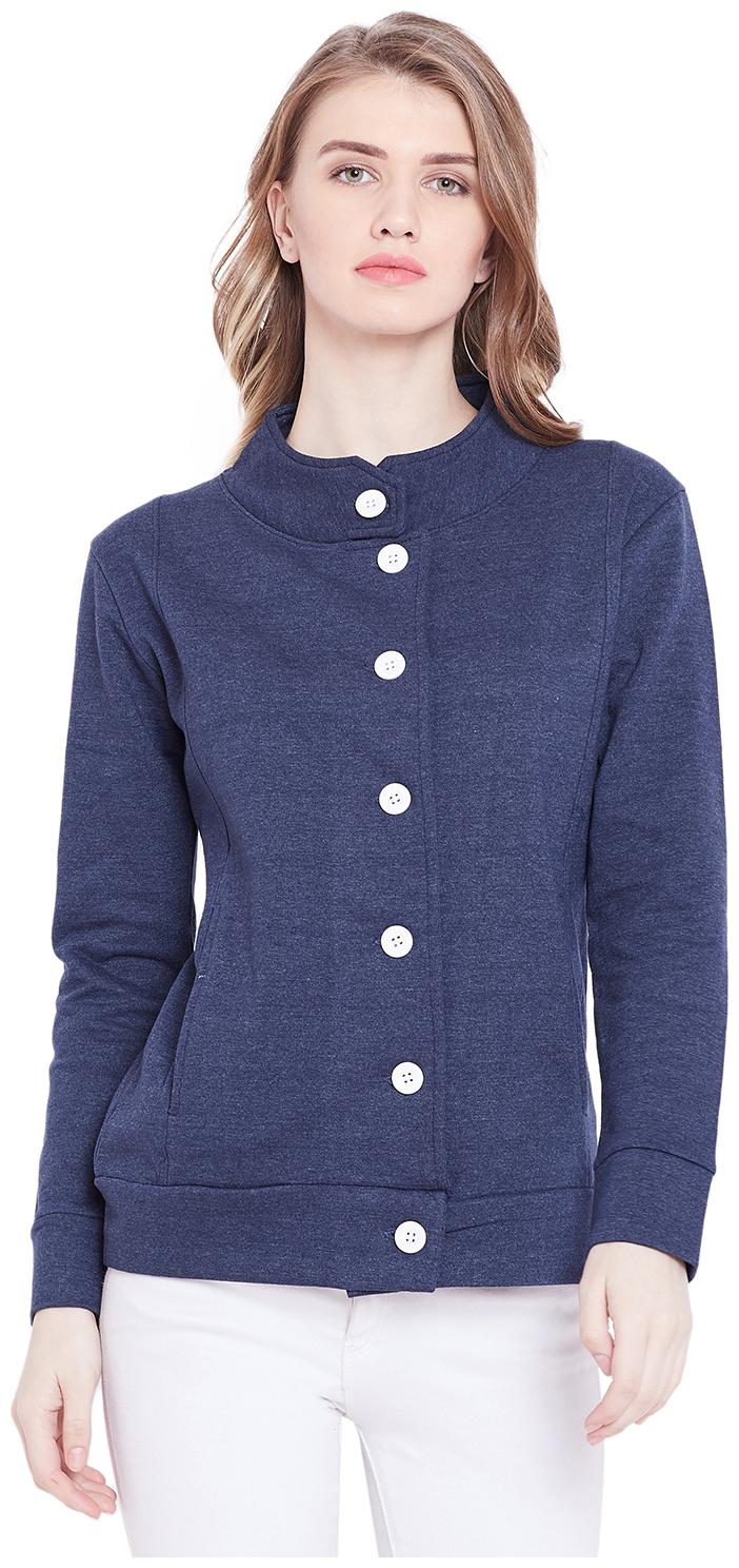 

THE DRY STATE Women Solid Sports Jacket - Blue