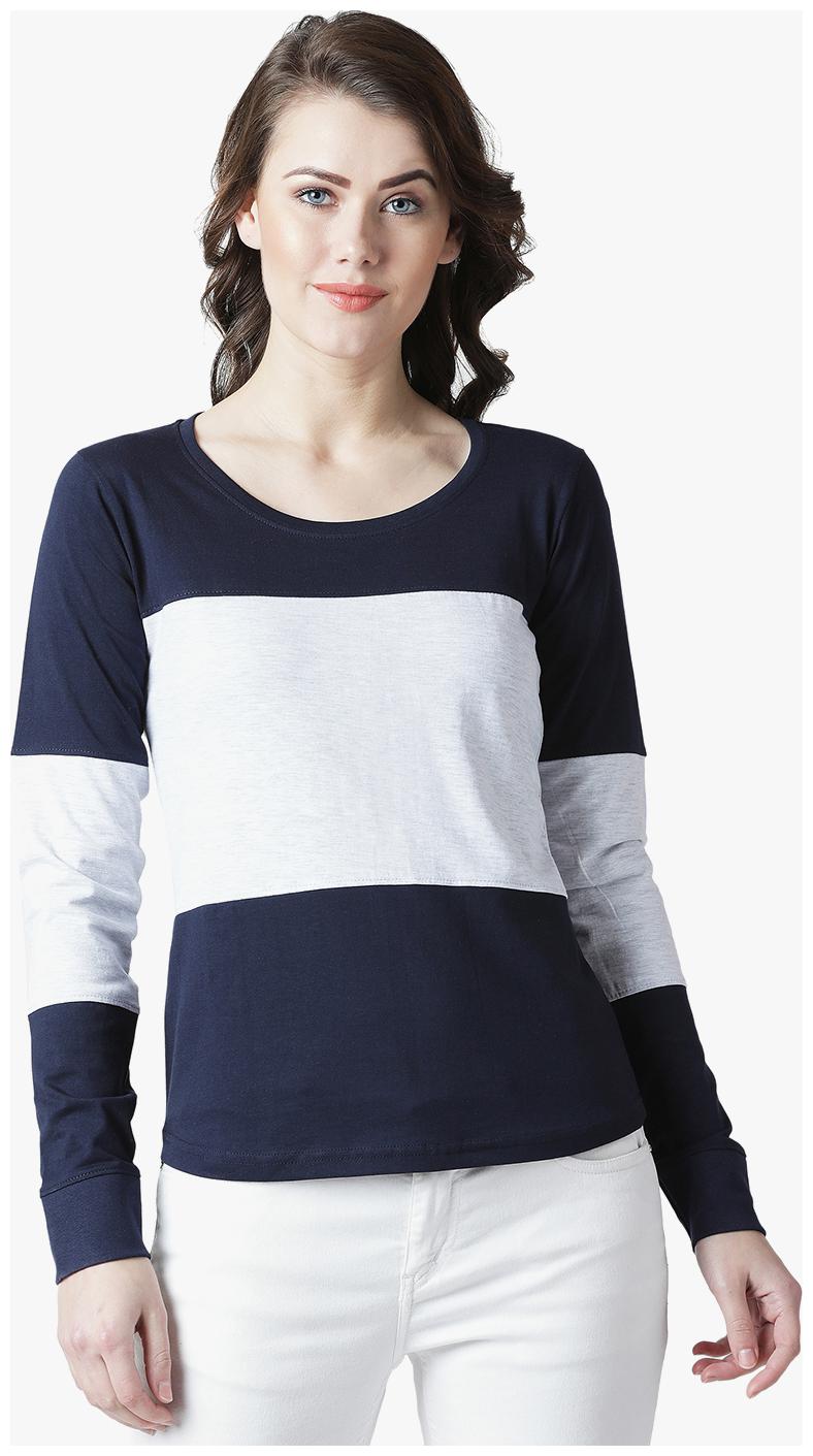 

THE DRY STATE Women Multi Slim fit Boat neck Cotton T shirt