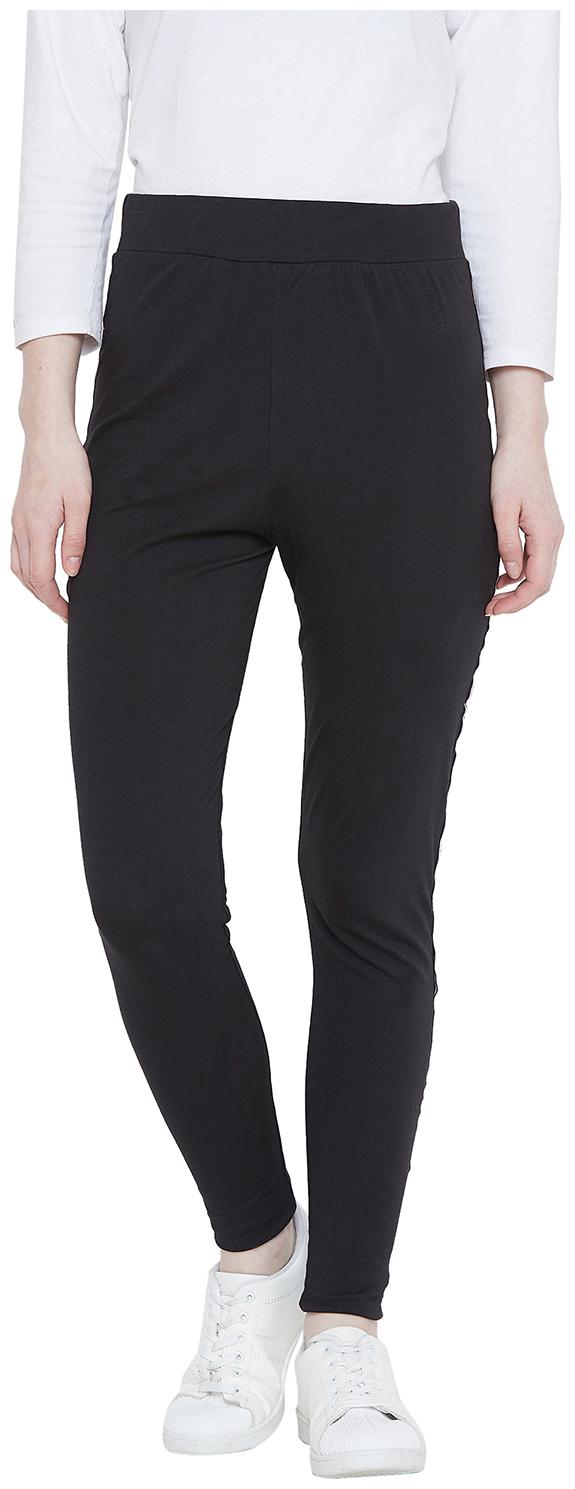 

The Dry State Women s Solid Black Track Pants