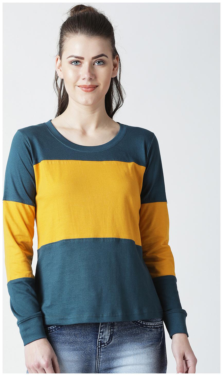 

THE DRY STATE Women Multi Slim fit Round neck Cotton T shirt