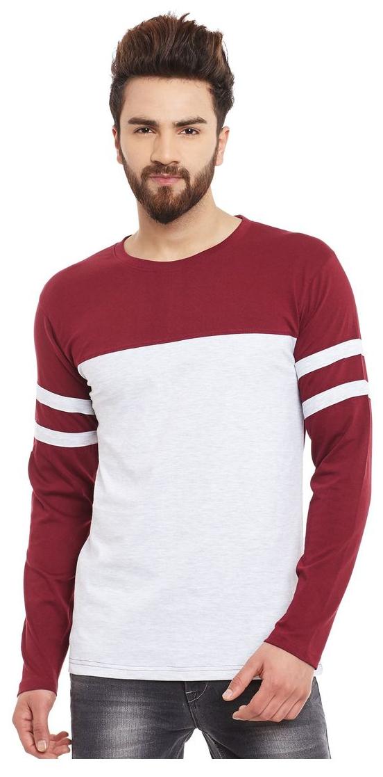 

THE DRY STATE Men Grey Slim fit Cotton Round neck T-Shirt - Pack Of 1