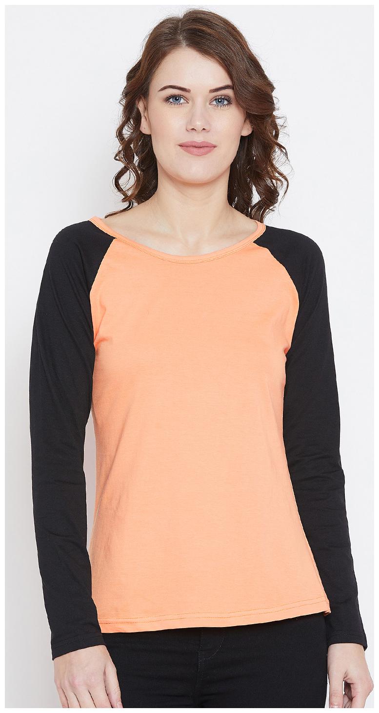 

THE DRY STATE Women Multi Slim fit Round neck Cotton T shirt