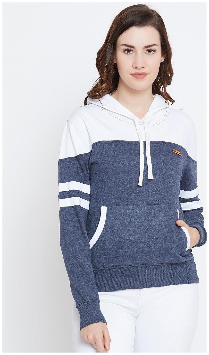 

THE DRY STATE Women Self Design Hoodie - Multi