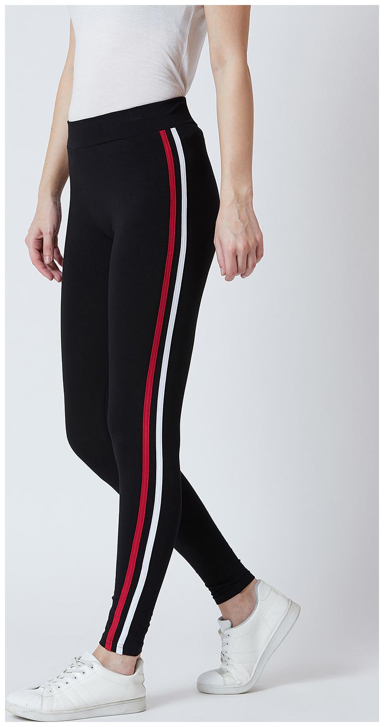 

THE DRY STATE Women Slim fit Cotton Solid Track pants - Black