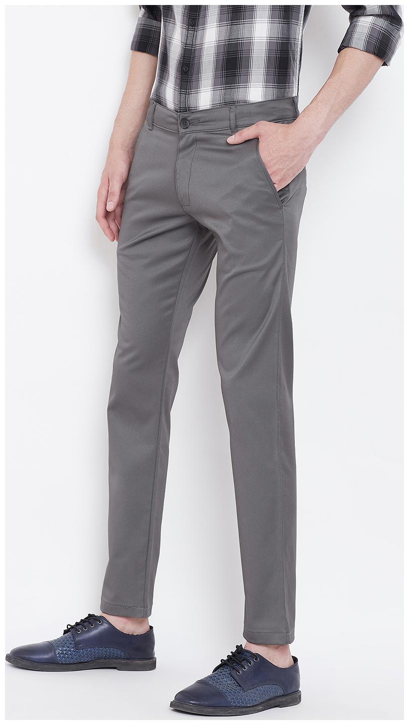 

The Dry State Men s Grey Cotton Trouser
