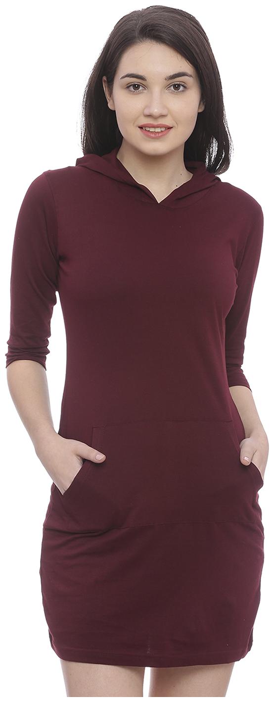 

The Dry State Women 100 Cotton Hoody Dress