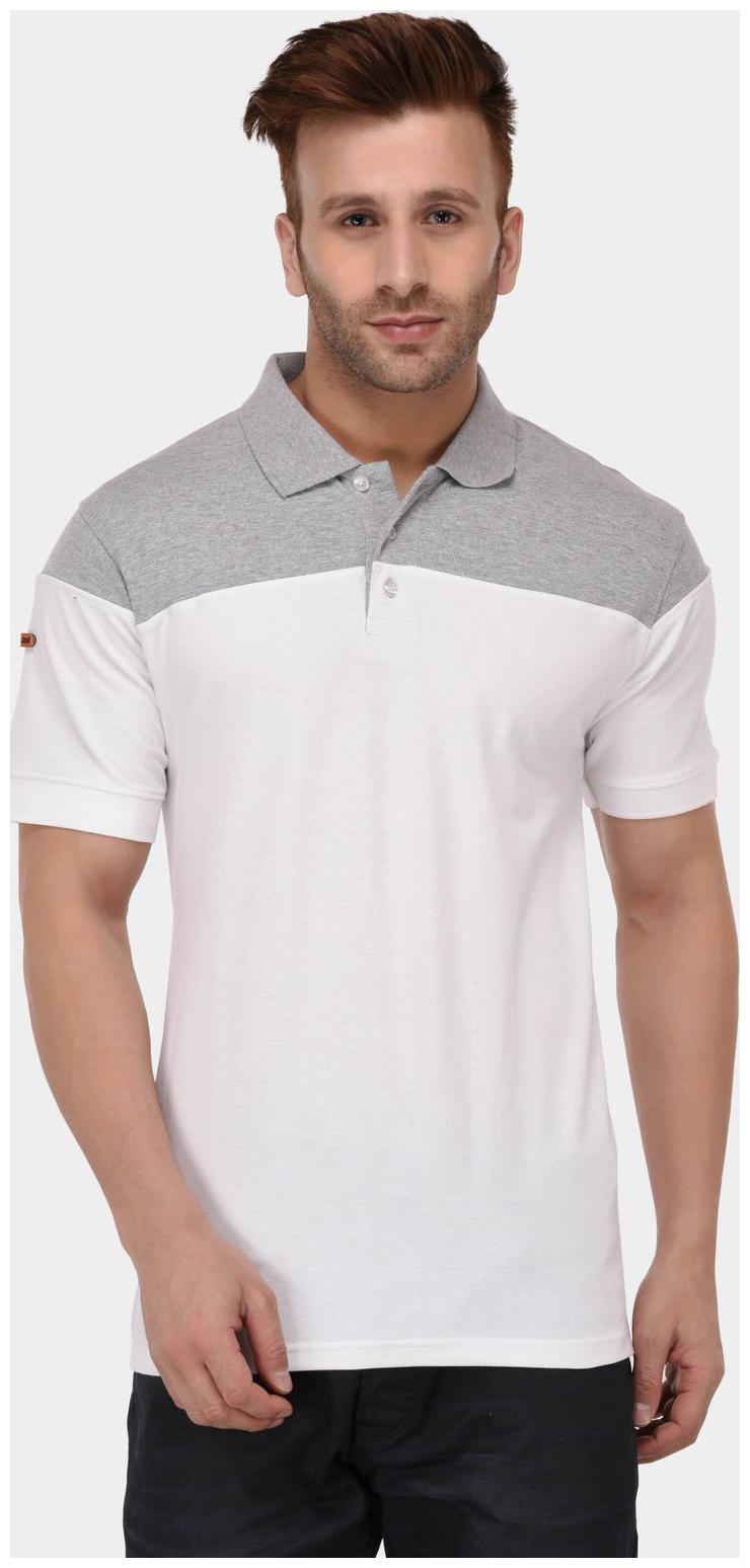 

The Dry State Half Sleeves Polo Neck Cotton T-shirt