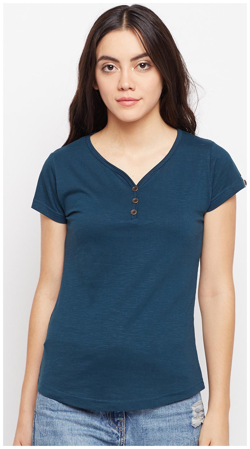 

The Dry State Women Half Sleeves 100 Cotton T-shirt