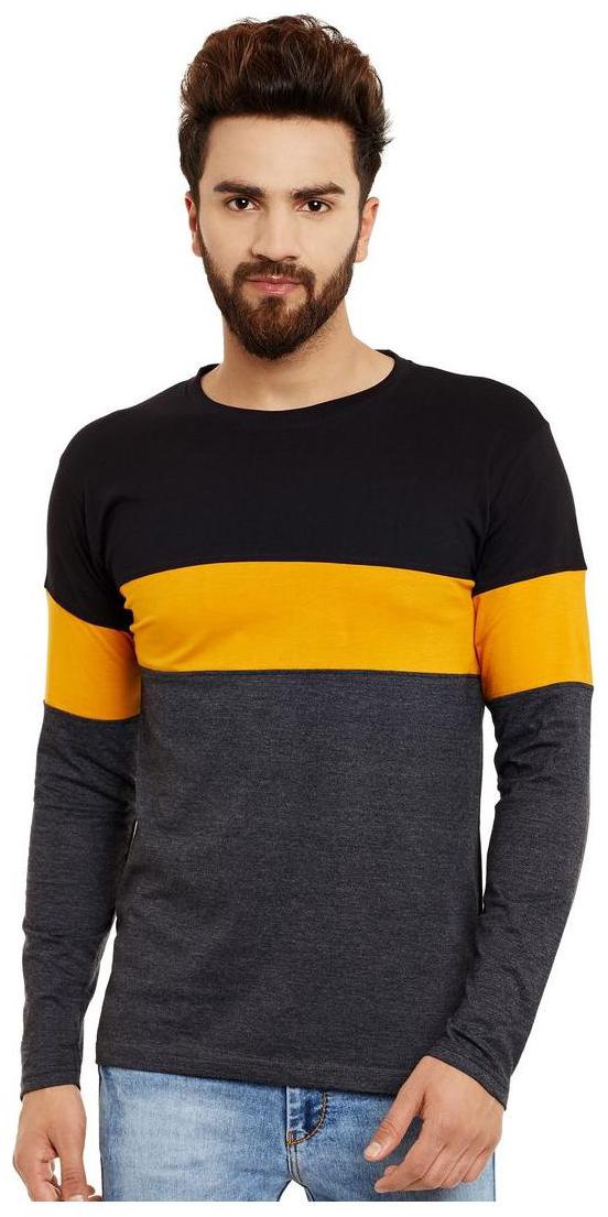 

THE DRY STATE Men Black Slim fit Cotton Round neck T-Shirt - Pack Of 1
