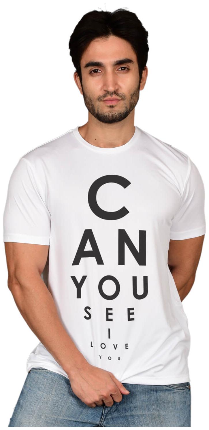 

baluchi Men White Regular fit Cotton Polyester Round neck T-Shirt - Pack Of 1