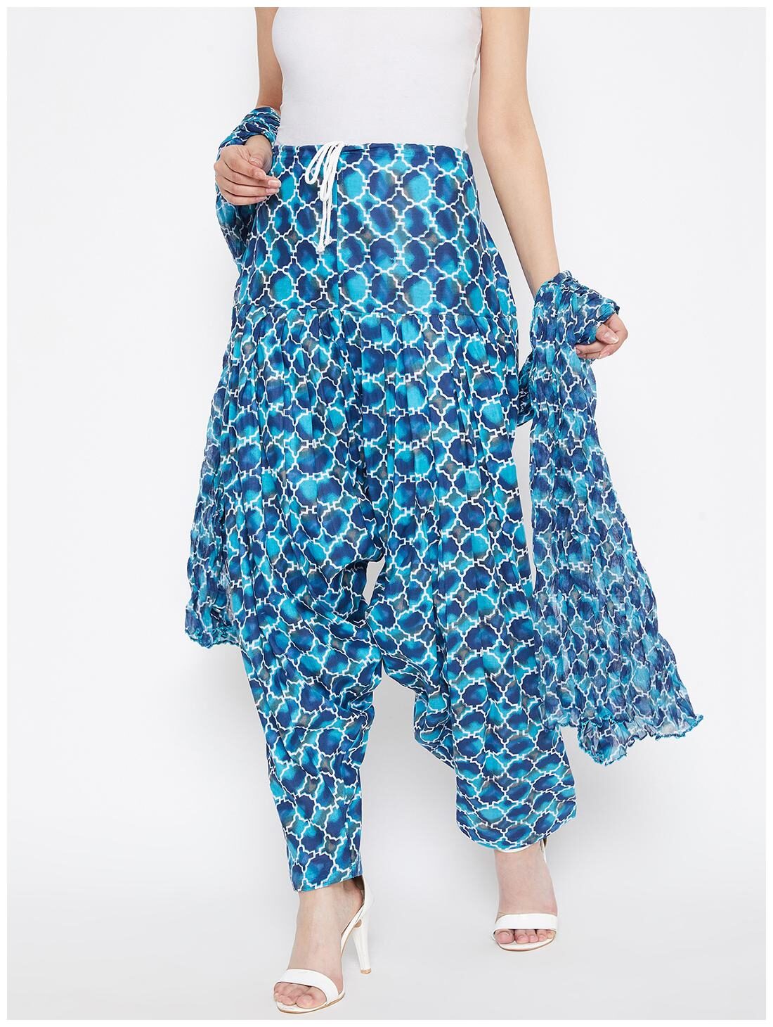 

The Pajama Factory Cotton Patiala - Blue