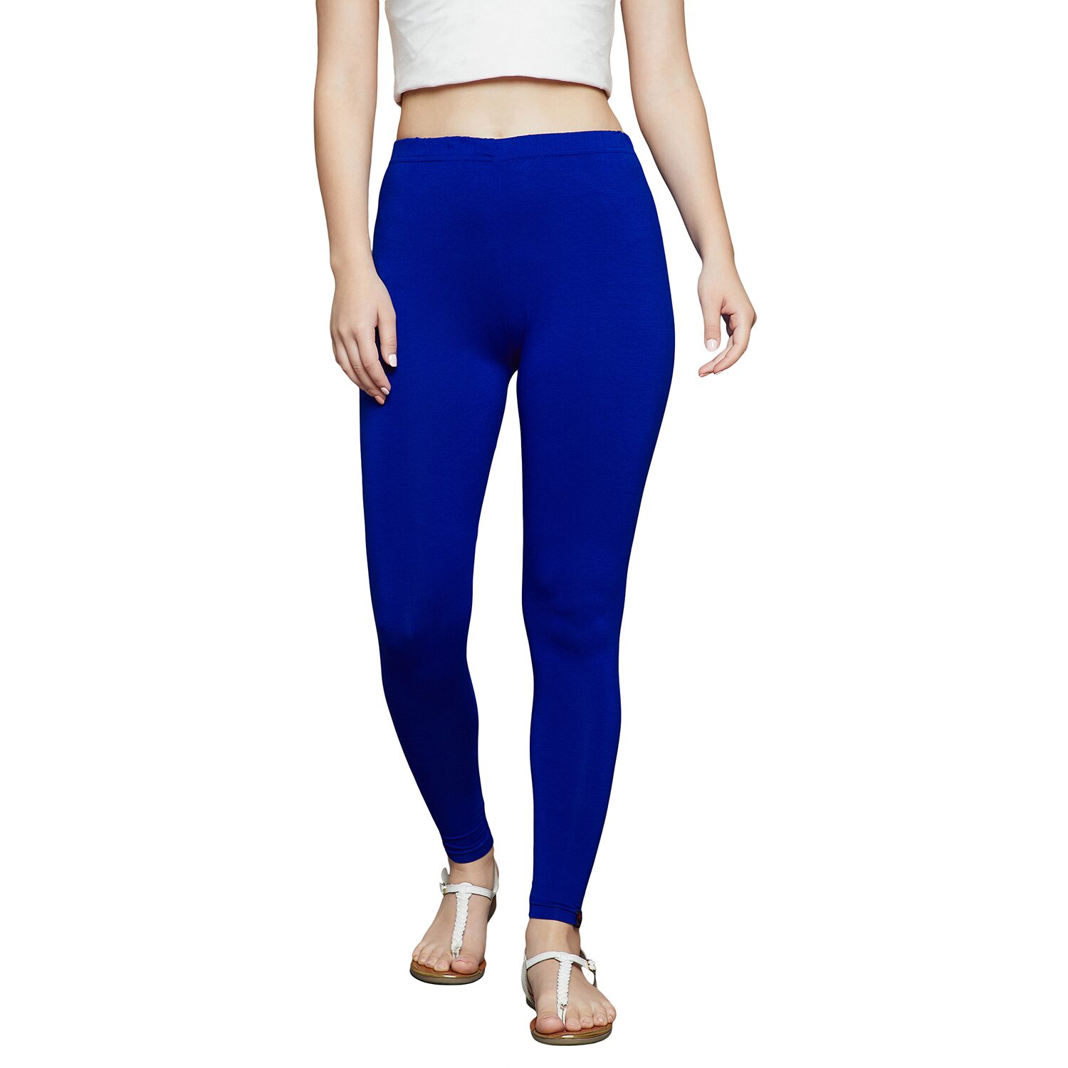 

The Pajama Factory Women Ankle Length Solid Leggings