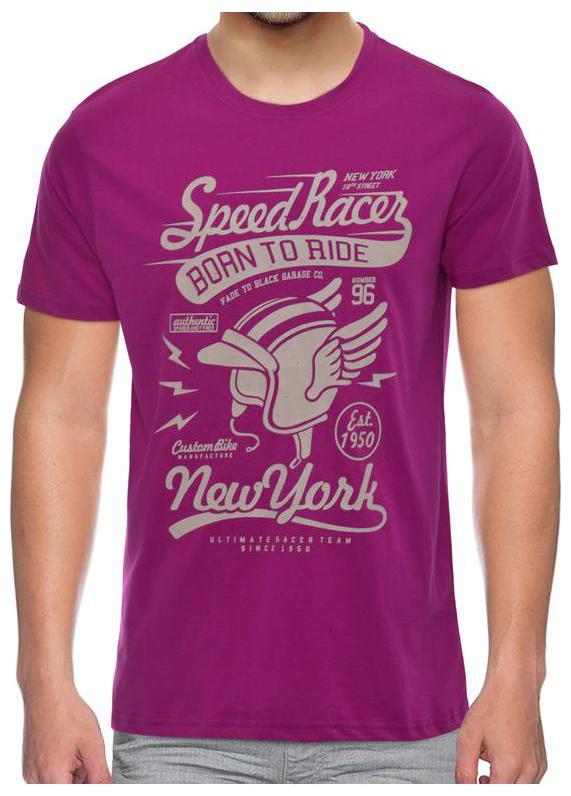 

The Upmarket Store Speed Racer Men s Printed Premium Smart Purple T-shirt