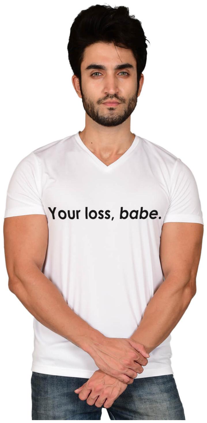 

The Your Loss Babe Printed Graphic Tee
