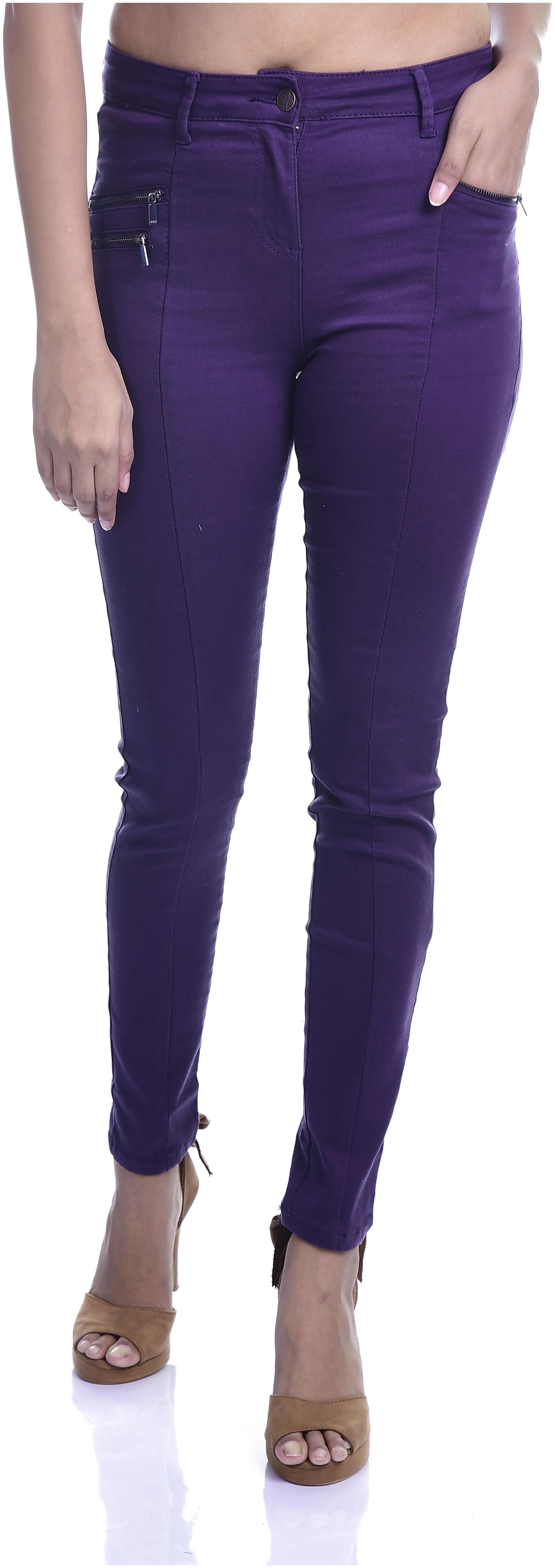 

Timbre Women Purple Skinny fit Jegging