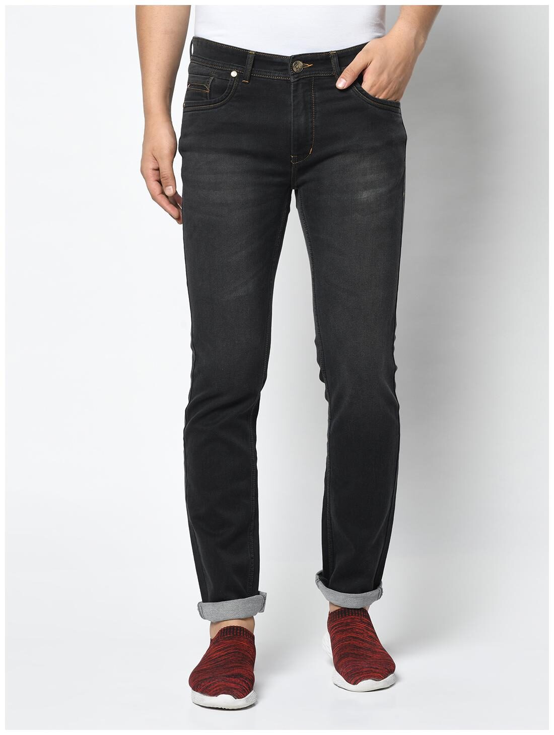 

Tng Men Black Slim Fit Jeans