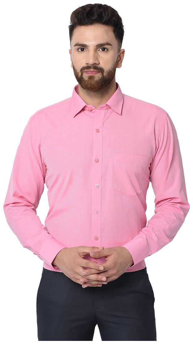 

TNG Men Pink Solid Regular Fit Casual Shirt