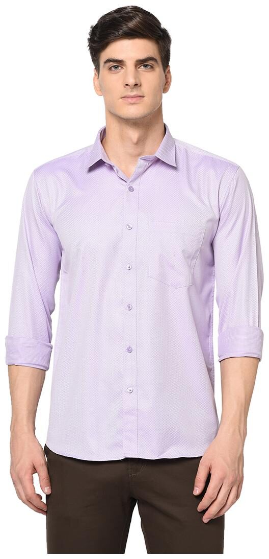 

Tng Men Purple Checked Regular Fit Casual Shirt