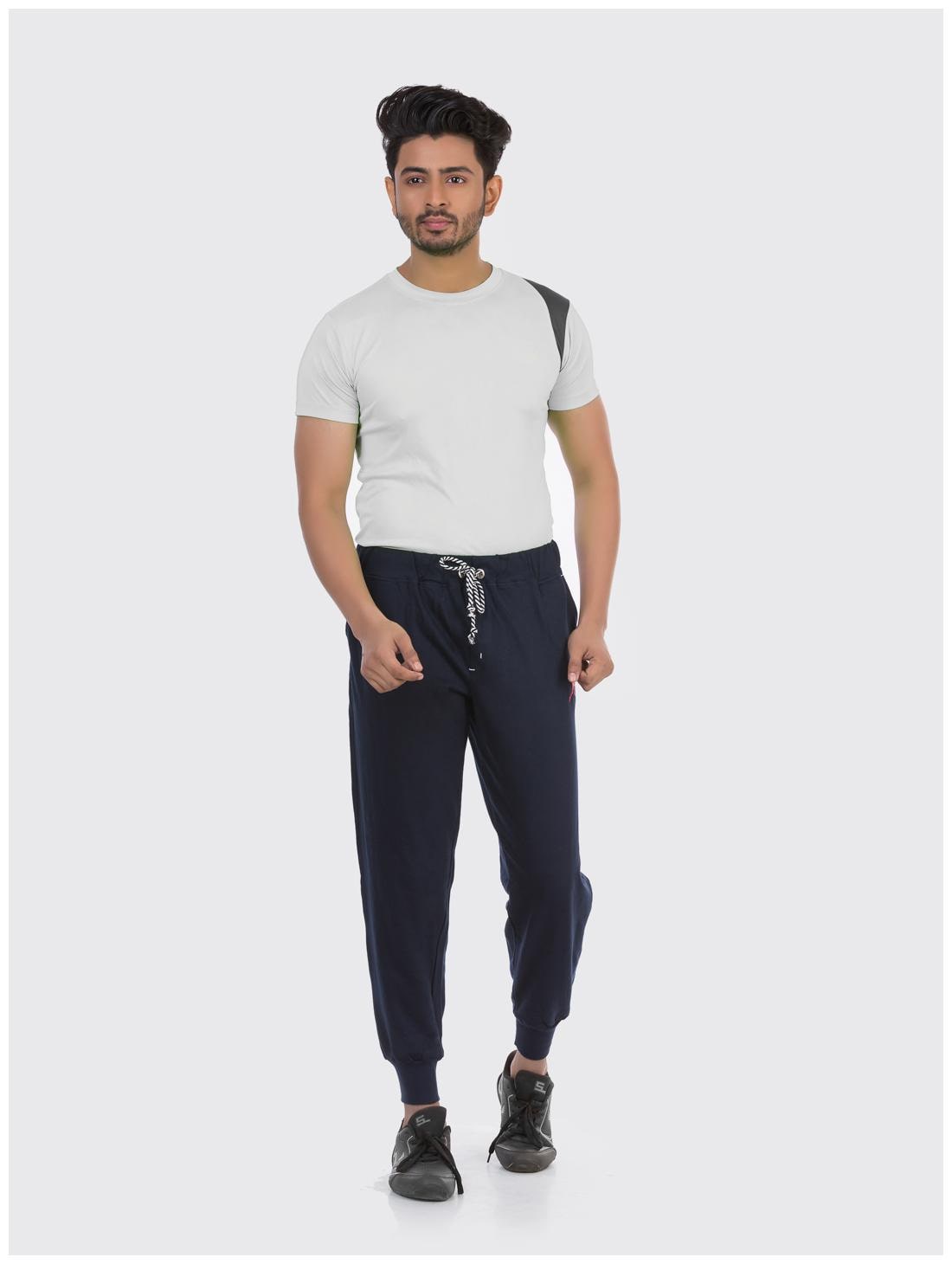 

Todd N Teen Men Navy blue Solid Regular fit Joggers