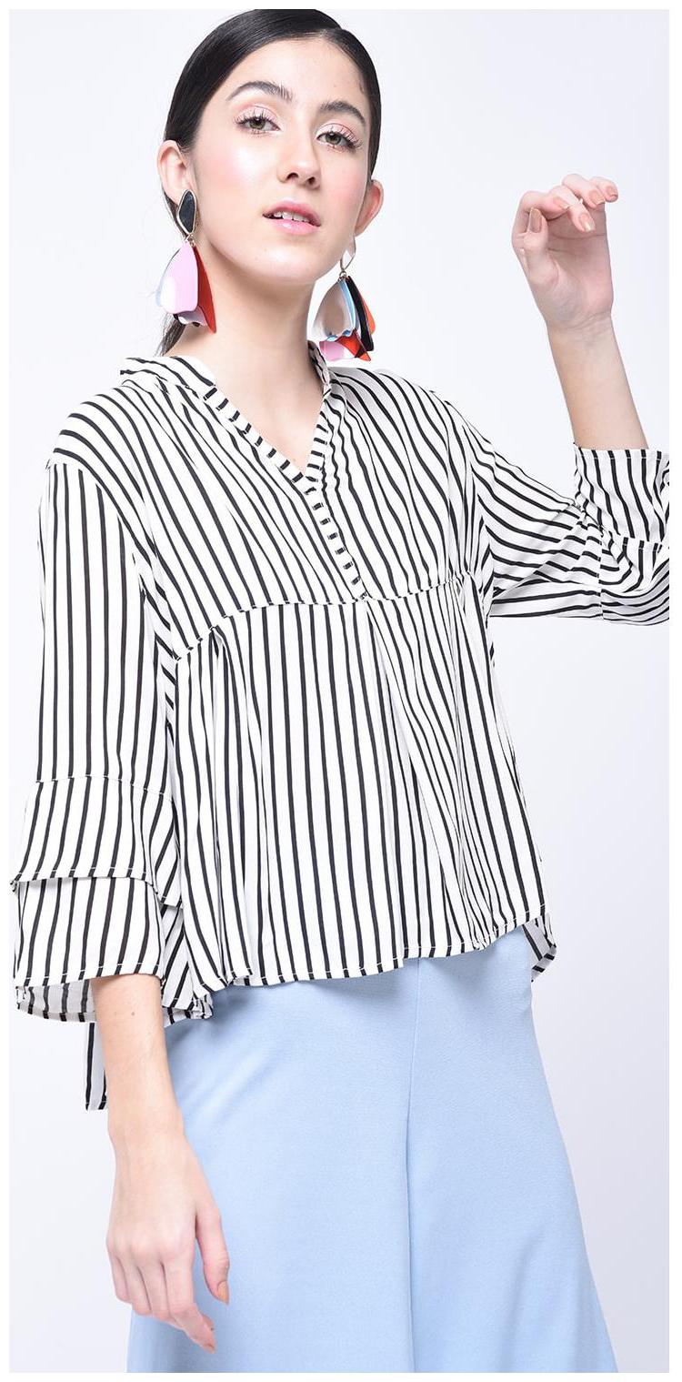 

HRIKSHIKA FASHION Women Solid Regular top - White