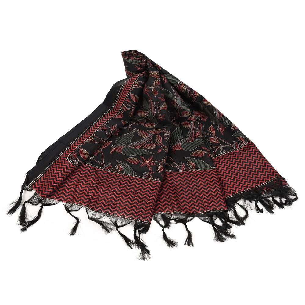 

Traditions Bazaar Women s Printed Art Silk Dupatta