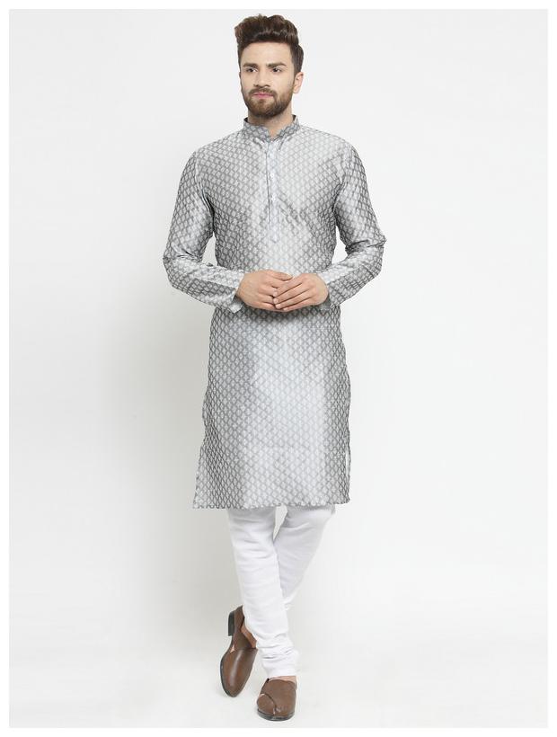 

TREEMODA Grey Solid Kurta and Churidar