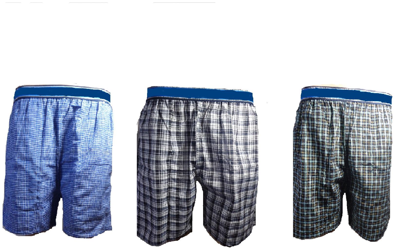 

Trend com Cotton Blend Checked Assorted Regular Shorts For Men