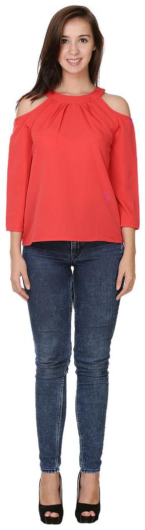 

Sukuma Women Solid Regular top - Red