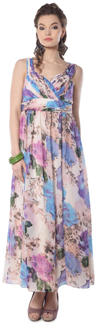

Trendy Divva Multi Printed Maxi dress