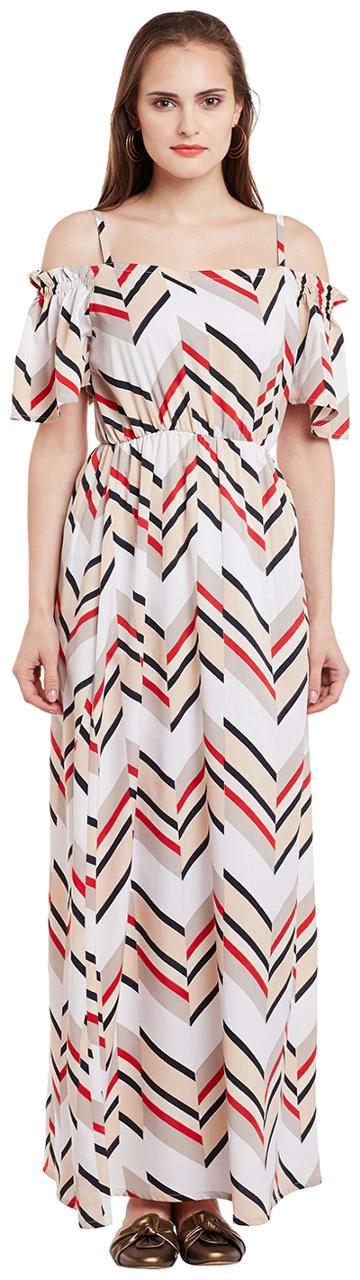 

Trendy Divva Multi Printed A-line dress