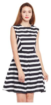 

Trendy Divva White Solid A-line dress
