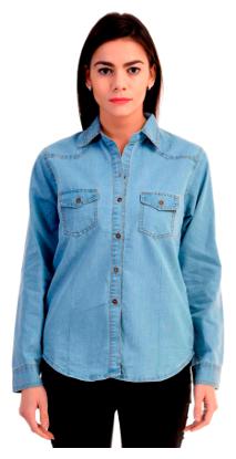 

Lady Bird Women Blue Solid Slim Fit Shirt