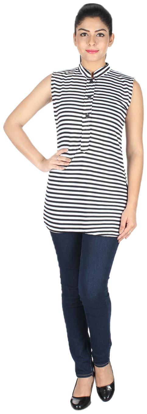

Trendy frog Women Solid Regular top - Multi