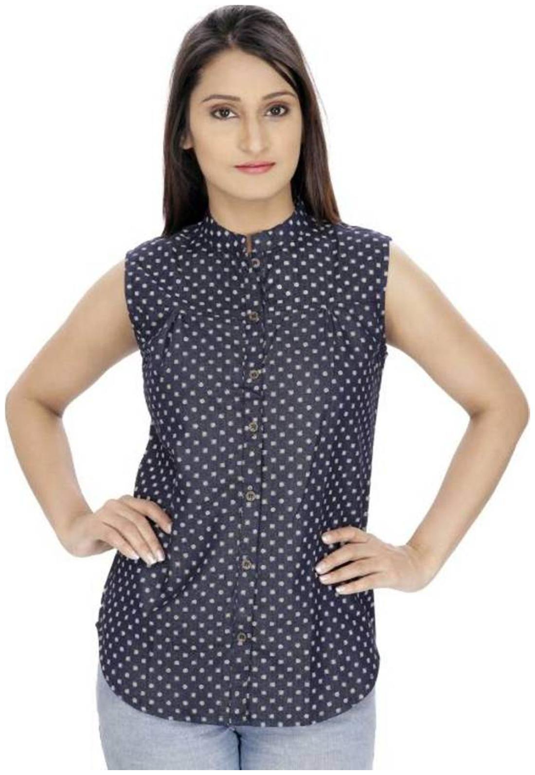 

Trendy frog Women Polka dots Regular top - White