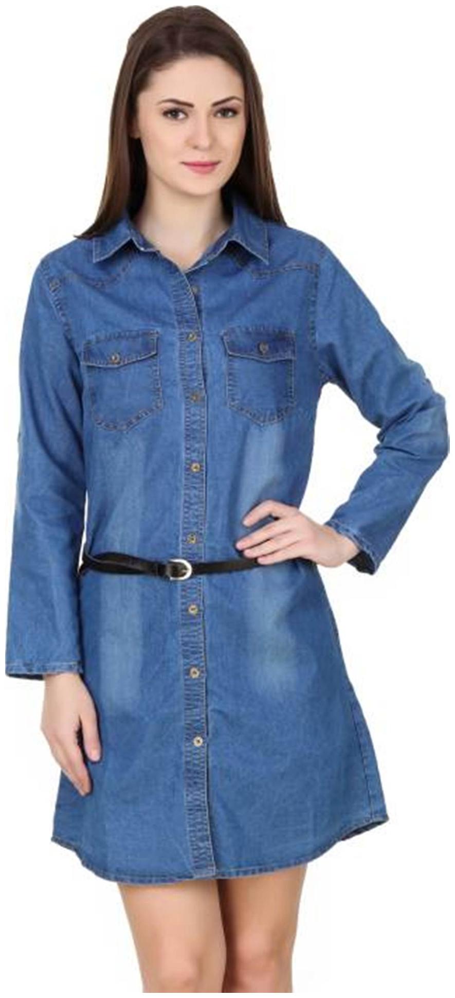 

Trendy frog Women Solid Regular top - Blue