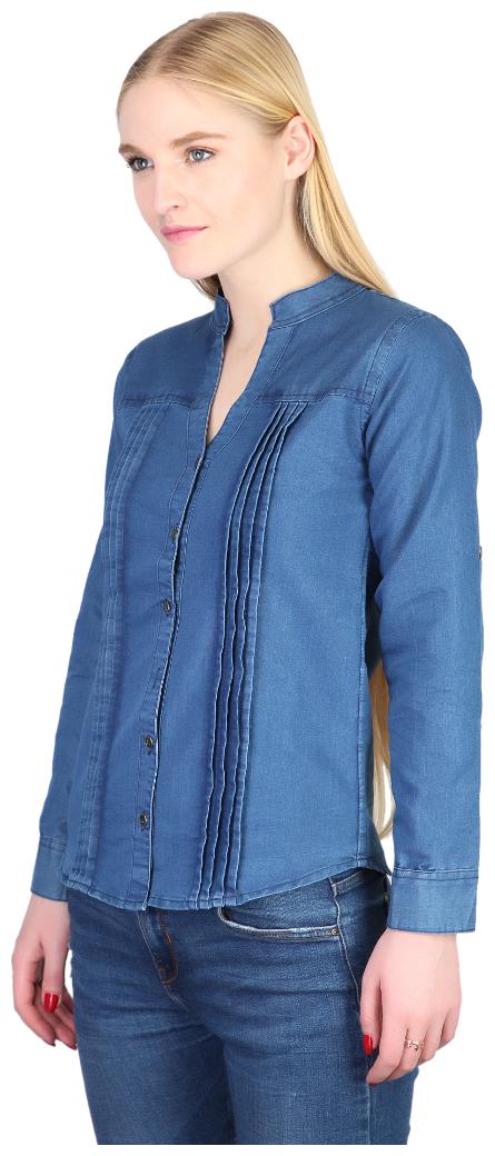 

Trendy frog Women Striped A-line top - Blue