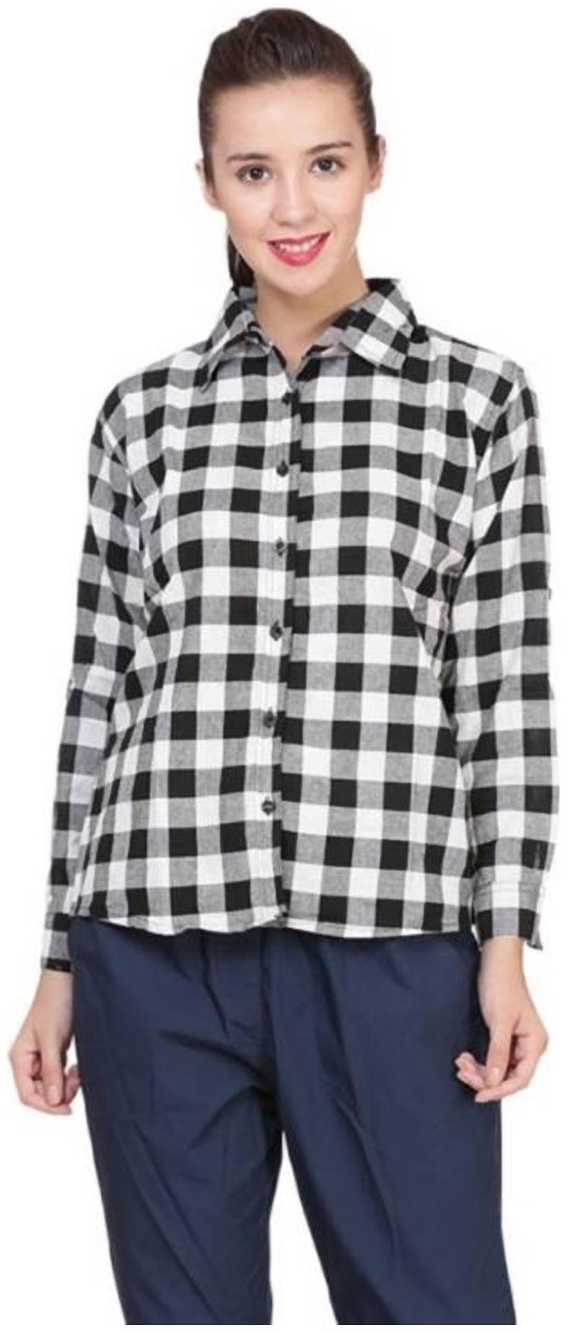 

Trendy frog Women Multi Printed Slim Fit Shirt